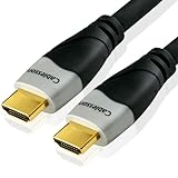 Ivuna Advanced High Speed 15m / 15 Metre HDMI Cable with Ethernet PRO GOLD BLACK (1.4a Version, 15.2Gbps) HDMI TO HDMI CABLE WITH ETHERNET COMPATIBLE WITH 1.3,1.3b,1.3c,1080P,2160p BOX,FULL HD LCD,PLASMA & LED TV's AND ALSO SUPPORTS 3D TVSby Cablesson