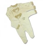 from Nursery Time Pack of 3 Sleepsuits (0-3 months) (Model OWSS-3)
