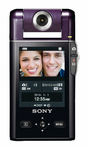 Sony MHS-PM5 bloggie HD Video Camera (Violet) NEWEST MODEL image