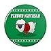Fleece Feliz Navidad Sheep Christmas Holiday Pinback Button Pin Badge - 1