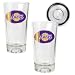 Los Angeles Lakers 16oz Pint Beer Glass Set of 2