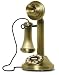 Crosley Candlestick Phone CR64-Brushed Brass