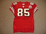 2006 Vernon Davis San Francisco 49ers Game Issued Jersey w/60th Anniv Patch - NFL Jerseys