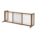 Richell Freestanding Wood Pet Gate - Large