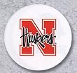 AutoCoaster ~ Nebraska Cornhuskers ~ Tile Drink Coaster for car cupholder ~ c...