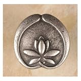 1 1/4 Asian Lotus Flower Knob
