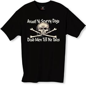 Avast! Ye Scurvy Dogs-pirate - Pirates, Skulls, and Scary Premium T-Shirt