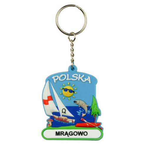Flexible Keychain - MRAGOWO, Poland Lakeside City