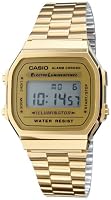 Casio - A168wg-9ef - Montre Mixte - Quartz - Digitale - Chronographe - Alarme - Eclairage - Bracelet Acier Inoxydable Dor from Casio