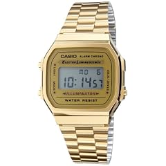 Casio Collection Unisex-Armbanduhr Digital Quarz A168WG-9EF