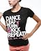 Dance Leap Turn Repeat Burnout Juniors T-Shirt