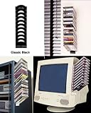 Hang10 CD/media Storage Rack. black