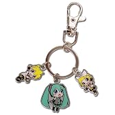 SD 初音ミク, 鏡音リン・レン VOCALOID  メタル3連 キーホルダー　北米正規品