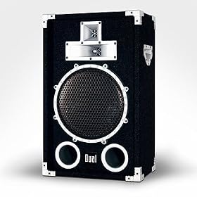 Dual DJ-L103E 3-Way 300-Watt Carpeted DJ Loudspeaker