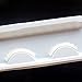 1 Pair White Exaggerate Long Thick Artificial False Eyelash for Prom Party