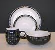 Denby Jet Dots 16 Piece Boxed Tableware Set