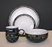 Denby Jet Dots 16 Piece Boxed Tableware Set