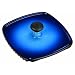 Lodge Color Enamel Cast Iron 8.5 inch Square Panini Press, Caribbean Blue