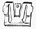 CRL Ford 1969 Maverick, 1972 Pinto Windshield Reveal Moulding and Back Glass Clip