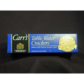 Carrs Water Crackers with Sesame Seeds - 4.5 OZ Box