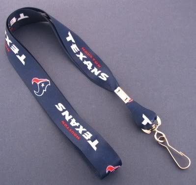 NFL Houston Texans Lanyard, Pink
