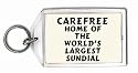 Carefree: Home Of The World's Largest Sundial Keychain