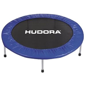 Hudora Trampoline Ø 96 cm (6 pieds) résistant jusqu'à 100kg