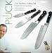 5 Pc Wolfgang Puck Santoku Cutlery Knife Set with Block