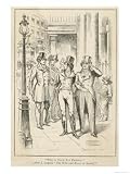 Beau Brummell an Impertinent Young Man Notes the Demise of the Formerly Famously Handsome Art Giclee Poster Print, 18x24