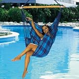 Deluxe Brazilian Single Swing - Blue and Blue Stripe