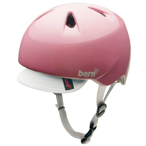Bern Nina Summer Gloss Racing Stripe Helmet, White