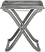 Safavieh Outdoor Living Collection Covina Tray Table, Ash Grey