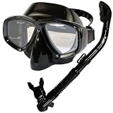 Promate Snorkeling Scuba Dive DRY Snorkel PURGE Mask Gear Set