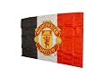 Manchester United 5ft x 3ft 3 stripe flag