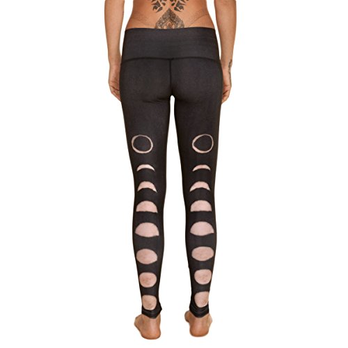 Teeki New Moon Black Hot Pant Yoga Leggings