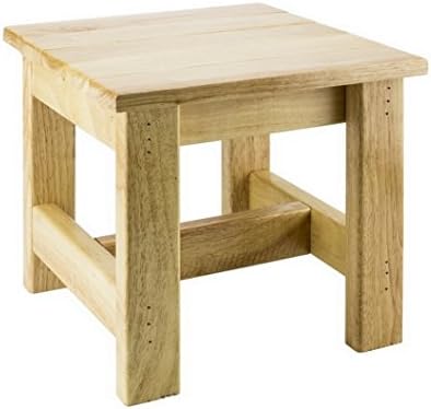 Wooden Footstool Chair Para Wood Square Step Seat Stool Chair For Children Kids Leisure, Fishing Chair, Size 12"