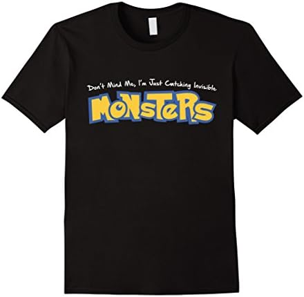 Men's Poke Go Don't Mind Me I'm Just Catching Invisible Monsters 3XL Black