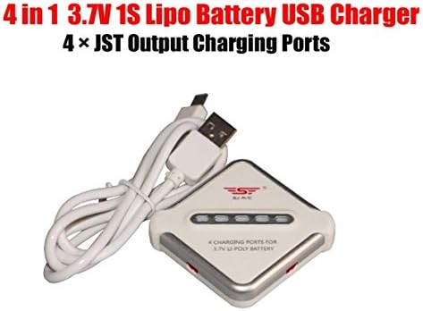 SUNRISC 4 in1 3.7V charger for U818A .U818A-1 .U818A HD. U818A HD+ .U817A. Wiltoys V222 .V686 .FY550. F161. F163 MJX X400 RC Quadcopter
