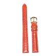 Watchband Genuine Lizard Orange 12mm