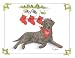 Labrador Retriever - Christmas Design by Cindy Farmer