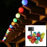 e-Joy&reg; Chinese Lantern LED Solar String Lights (10, Multi-color), solar garden lights, Solar Powered LED Garden Lights, Solar Powered LED Accent Lights, Outdoor String Lights, Outdoor Lights, Solar Powered Great Gift! String Light for Outdoor, Lawn, Indoor Decor, Home, Patio, Outside Garden, Wedding, Party, Holiday, Seasonal Decorations