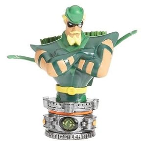 Paperweight Green Arrow with Metalic Paint