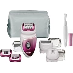 Panasonic ES-WX72-P503 6 in 1 Nass- / Trocken-Epilierer  mit 5 Aufs�tzen + Gratis Augenbrauenschneider