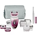 Panasonic ES-WX72-P503 6 in 1 Nass- / Trocken-Epilierer  mit 5 Aufs�tzen + Gratis Augenbrauenschneider