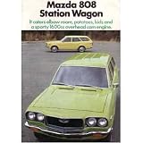 1973 MAZDA 808 STATION WAGON Sales Brochure Book by Mazda
