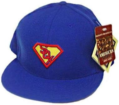 MLB CHICAGO WHITE SOX SUPERMAN FITTED 7 5/8 FLAT HAT