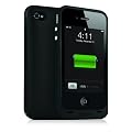 Mophie Juice Pack Plus Case 2000 mAh and Rechargable Battery for iPhone 4/4S - Black
