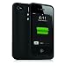 Mophie Juice Pack Plus Case 2000 mAh and Rechargable Battery for iPhone 4/4S - Black