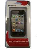 picture of Groov-e Smoked Silicone Case with Screen Protector and Cleaning Cloth for iPod Touch 4G