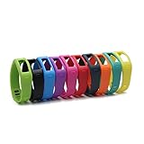 SnowCinda 10 Colors Replacement Bands with Clasps for Garmin Vivofit (Large)